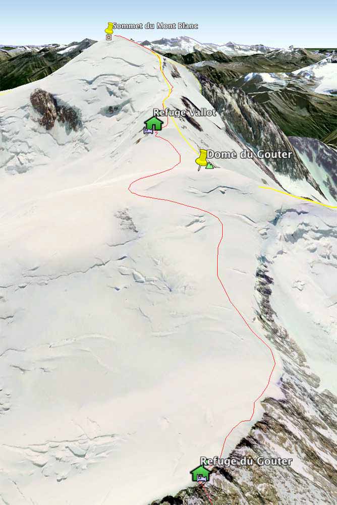 Most Popular Mont Blanc Climbing Routes Mont Blanc Guides
